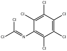 2,3,4,5,6-Pentachloro-N-(dichloromethylene)benzenamine Struktur