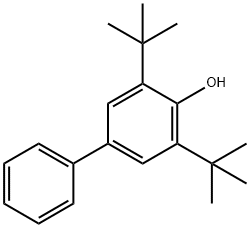 2,6-di-tert-butyl-4-phenylphenol Struktur