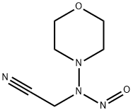 4-(N-CYANOMETHYL-N-NITROSO)AMINOMORPHOLINE Struktur