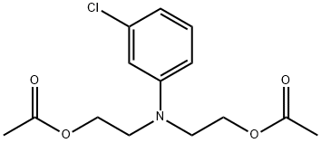 N,N-DIACETOXYETHYL-3-CHLOROANILINE Struktur