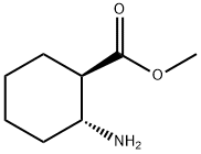 Cyclohexanecarboxylic acid, 2-amino-, methyl ester, (1R,2R)- (9CI) Struktur