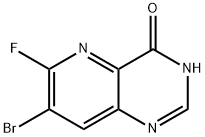 7-BROMO-6-FLUOROPYRIDO[3,2-D]PYRIMIDIN-4(3H)-ONE Struktur