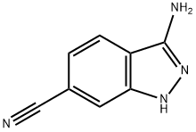 1H-Indazole-6-carbonitrile,  3-amino- Struktur