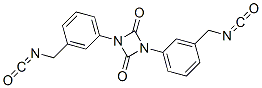 2,4-dioxo-1,3-diazetidine-1,3-bis(methyl-m-phenylene) diisocyanate  Struktur