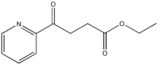 4-OXO-4-PYRIDIN-2-YL-BUTYRIC ACID ETHYL ESTER Struktur