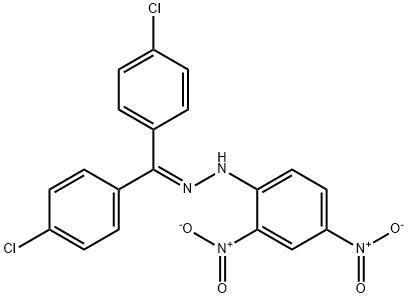 4,4'-Dichlorobenzophenone (2,4-dinitrophenyl)hydrazone Struktur