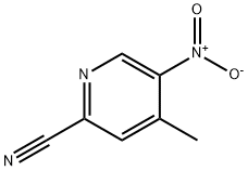 2-CYANO-4-METHYL-5-NITROPYRIDINE Struktur