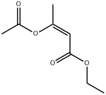 ethyl 3-(acetoxy)isocrotonate Struktur