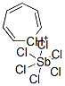 cycloheptatrienylium hexachloroantimonate(1-)  Struktur