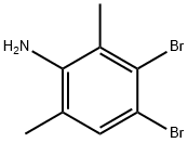 3,4-Dibromo-2,6-dimethylaniline Struktur