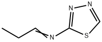 1,3,4-Thiadiazole,  2-(propylideneamino)-  (8CI) Struktur