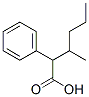 3-Methyl-2-phenylhexanoic acid Struktur