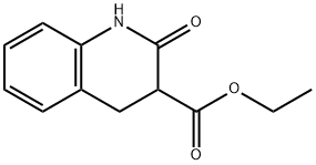 Ethyl 2-oxo-1,2,3,4-tetrahydroquinoline-3-carboxylate Struktur