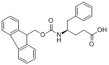 (R)-4-(FMOC-AMINO)-5-PHENYLPENTANOIC ACI Struktur