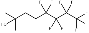 2-METHYL-4-PERFLUOROHEXYL-2-BUTANOL Struktur