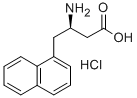 (R)-3-氨基-4-(1-萘基)-丁酸鹽酸鹽, 269398-88-1, 結(jié)構(gòu)式