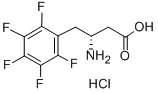 (R)-3-AMINO-4-PENTAFLUOROPHENYLBUTANOIC ACID HYDROCHLORIDE Struktur