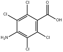 4-Amino-2,3,5,6-tetrachlorobenzoic acid Struktur