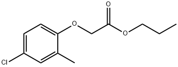 propyl (4-chloro-2-methylphenoxy)acetate  Struktur