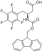 FMOC-(S)-3-氨基-4-(五氟苯基)丁酸 結(jié)構(gòu)式