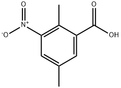 2,5-DIMETHYL-3-NITROBENZOIC ACID Struktur