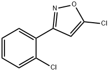 5-CHLORO-3-(2-CHLOROPHENYL)ISOXAZOLE Struktur