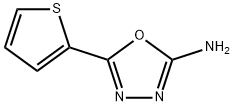 5-THIEN-2-YL-1,3,4-OXADIAZOL-2-AMINE Struktur