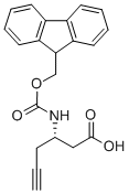 Fmoc-(S)-3-アミノ-5-ヘキシン酸 化學構(gòu)造式