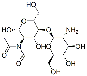 N,N-diacetylchitobiose Struktur