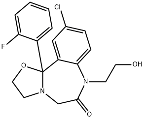 Flutazolam Struktur