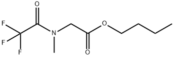 N-Methyl-N-(trifluoroacetyl)glycine butyl ester Struktur