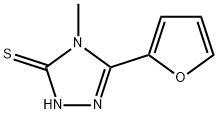 5-(2-FURYL)-4-METHYL-4H-1,2,4-TRIAZOLE-3-THIOL Struktur