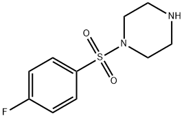 1-[(4-FLUOROPHENYL)SULFONYL]PIPERAZINE Struktur