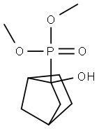 exo-(2-hydroxy-2-norbornyl)phosphonic acid dimethyl ester Struktur