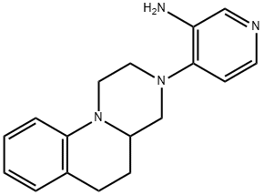 4-(2,3,4,4a,5,6-Hexahydro-1H-pyrazino[1,2-a]quinolin-3-yl)pyridin-3-amine Struktur