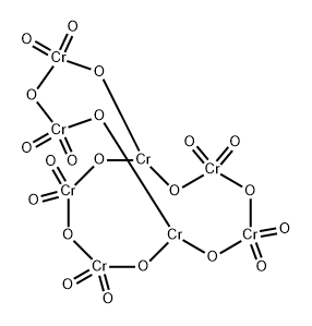 octachromium henicosaoxide Struktur