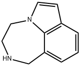 1,2,3,4-Tetrahydropyrrolo[3,2,1-jk][1,4]benzodiazepine Struktur