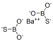 barium bis(thioborate) Struktur