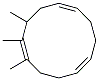 TRIMETHYL-1,5,9-CYCLODODECATRIENE Struktur