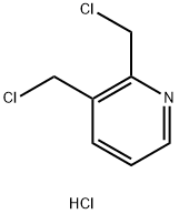 2,3-bis(chloroMethyl)pyridine
 hydrochloride Structure