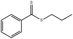 Dithiobenzoic acid propyl ester Struktur