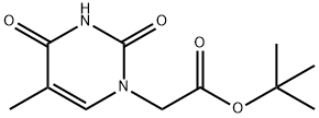 thymine-acetic acid tert-butyl ester Struktur