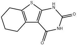 1,2,3,4,5,6,7,8-OCTAHYDROBENZO[4,5]THIENO[2,3-D]PYRIMIDINE-2,4-DIONE Struktur