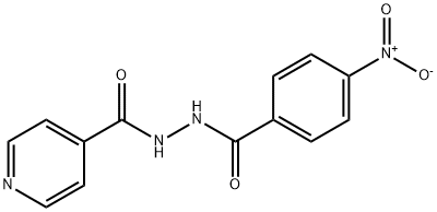 1-[4-NITROBENZOYL]-4-CARBOXYPYRIDYLHYDRAZIDE Struktur