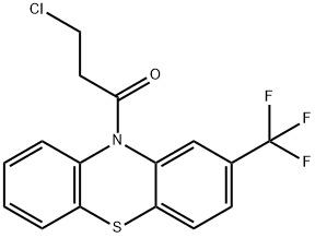 3-CHLORO-1-(2-TRIFLUOROMETHYL-PHENOTHIAZIN-10-YL)-PROPAN-1-ONE