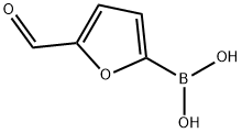 2-Formylfuran-5-boronic acid Struktur