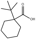 1-tert-Butylcyclohexanecarboxylic acid Struktur