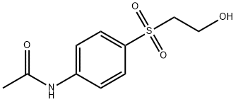 N-(4-((2-Hydroxyethyl)sulfonyl)phenyl)acetamide Struktur