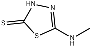 5-METHYLAMINO-[1,3,4]THIADIAZOLE-2-THIOL Struktur