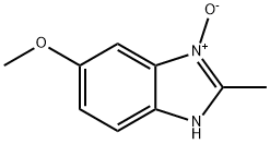 Benzimidazole,5-methoxy-2-methyl-,3-oxide(8CI) Struktur